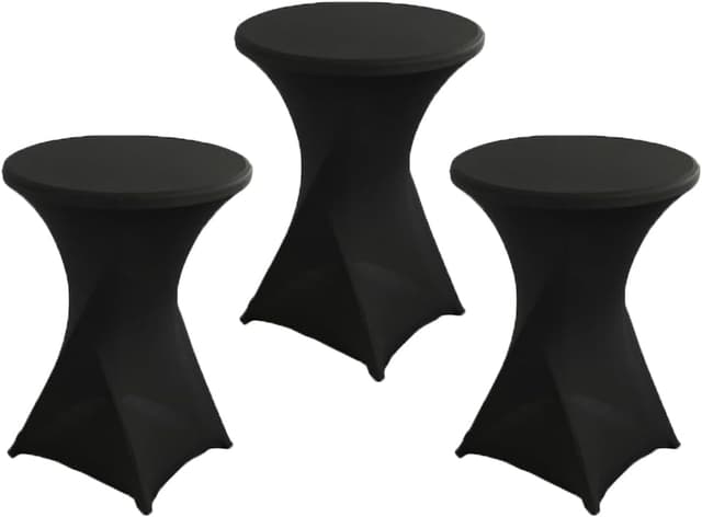 Thumbnail 6 de Stretch Stehtisch Husse 3er Set Weiß