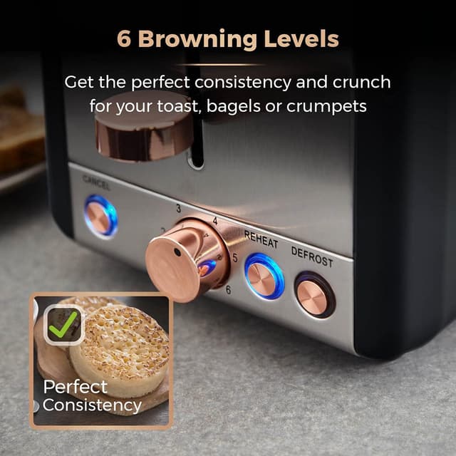 Thumbnail 3 de Tower T20036RG Cavaletto 2-Slice Toaster