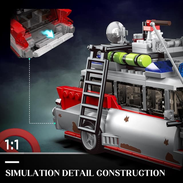 Detalle de Mould King 10021 Technik-Car-Modell: Rennwagen-Sportwagen Bauspielzeug mit 646 Teilen