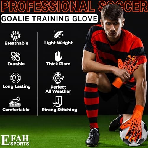 Thumbnail 2 de EFAH Soccer Goalkeeper Gloves