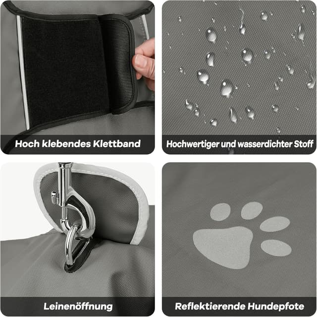 Detalle 1 de Manteau de pluie pour chien imperméable M