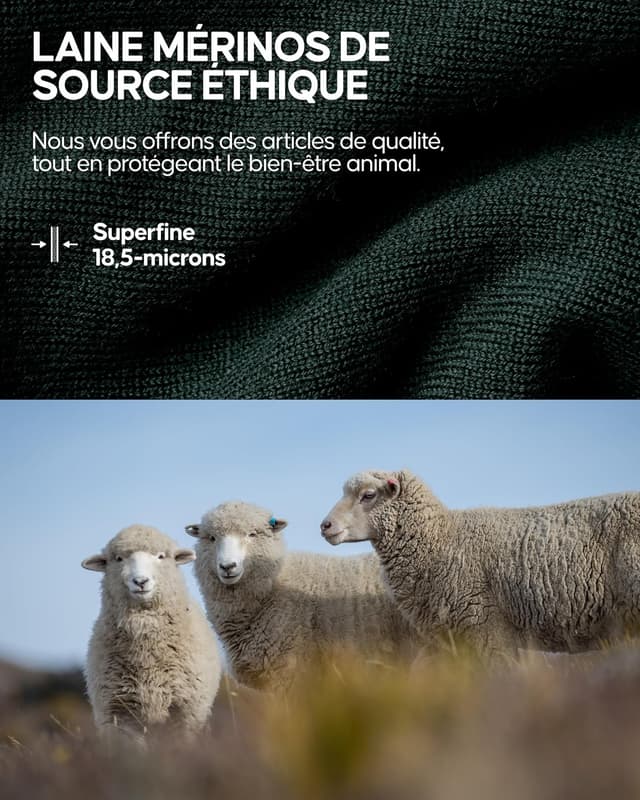 Thumbnail 4 de DANISH ENDURANCE cache-cou 80% laine đ§Ł