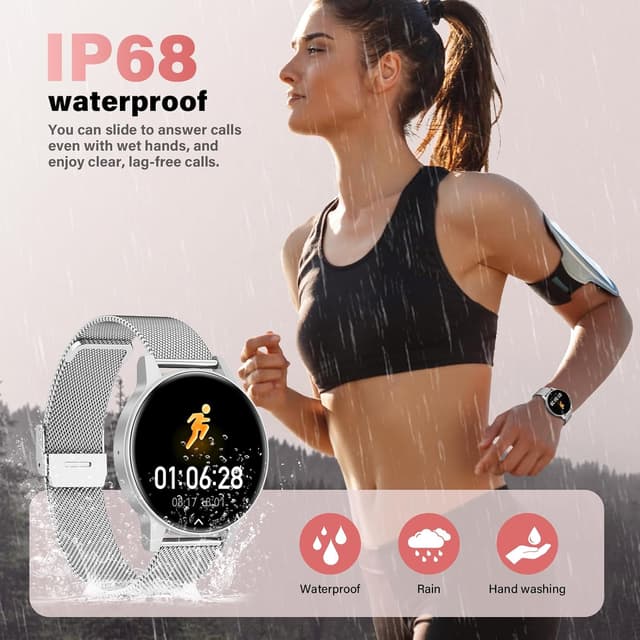 Thumbnail 4 de SLOKSFil Reloj Smart Mujer 1.27" Bluetooth, IP68, Deportes👩