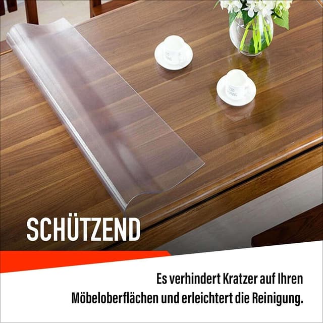 Thumbnail 2 de Artwelt Tischdecke Transparent 2.0mm Glasklar