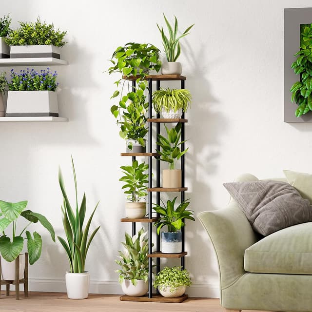 Detalle de Bamworld 7 Tier Plant Stands Metal