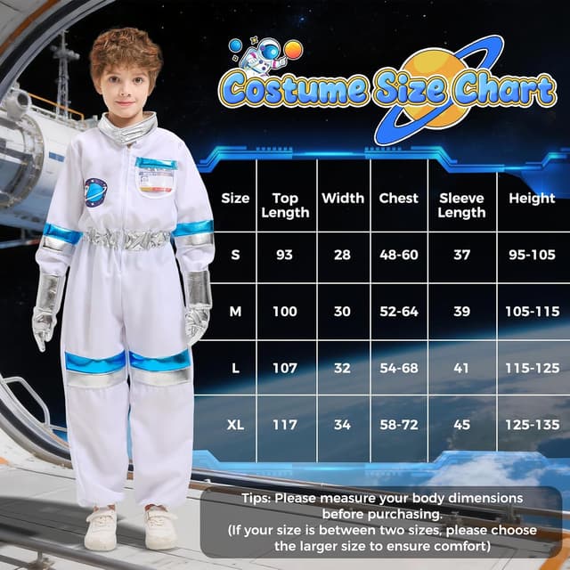 Thumbnail 4 de Lozzzyo Déguisement Astronaute Enfant