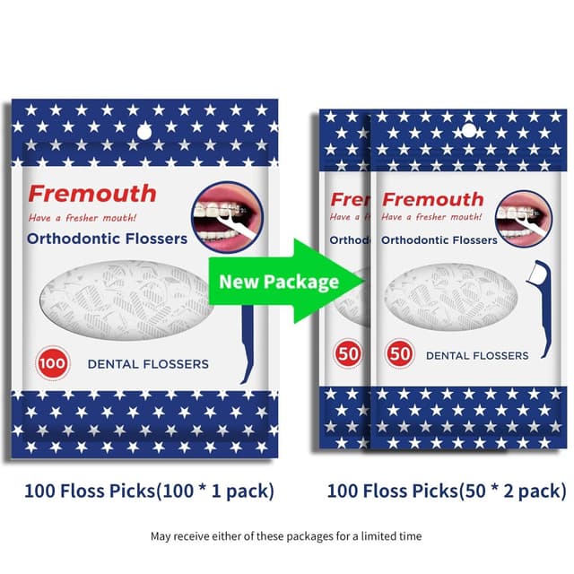 Thumbnail 6 de Fremouth Orthodontic Flossers for Braces 100