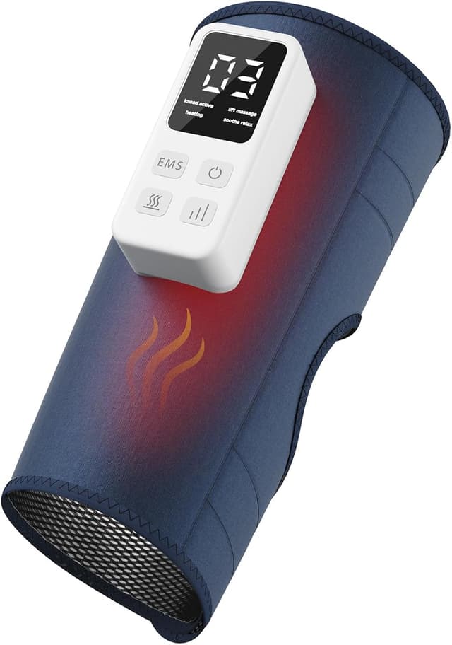 Detalle de Kabelloses Wadenmassagegerät mit EMS, Heizung & Luftkompression – wiederaufladbar, 3 Modi
