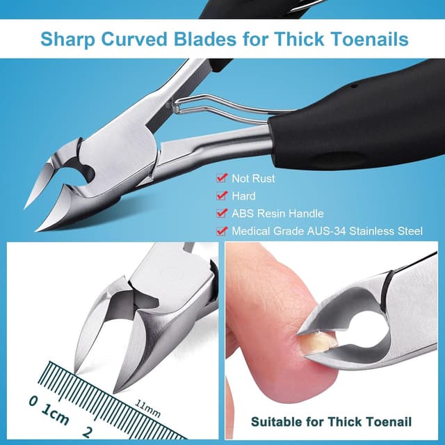 Thumbnail 2 de Orelex Nagel Clippers Dicke Toe Nagelclipper 4 Stk