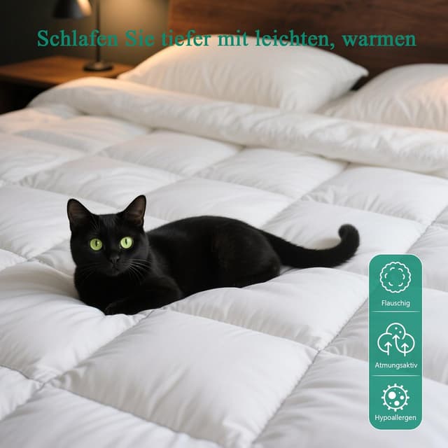 Thumbnail 6 de APSMILE Daunendecke 155x220 Ganzjahres