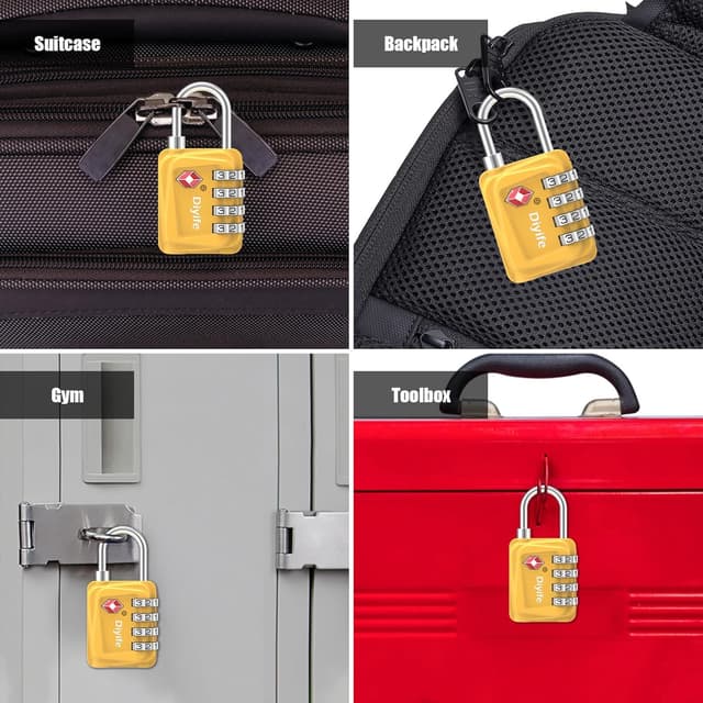 Thumbnail 6 de Diyife 4-Digit TSA Luggage Lock 2-pack 🔒