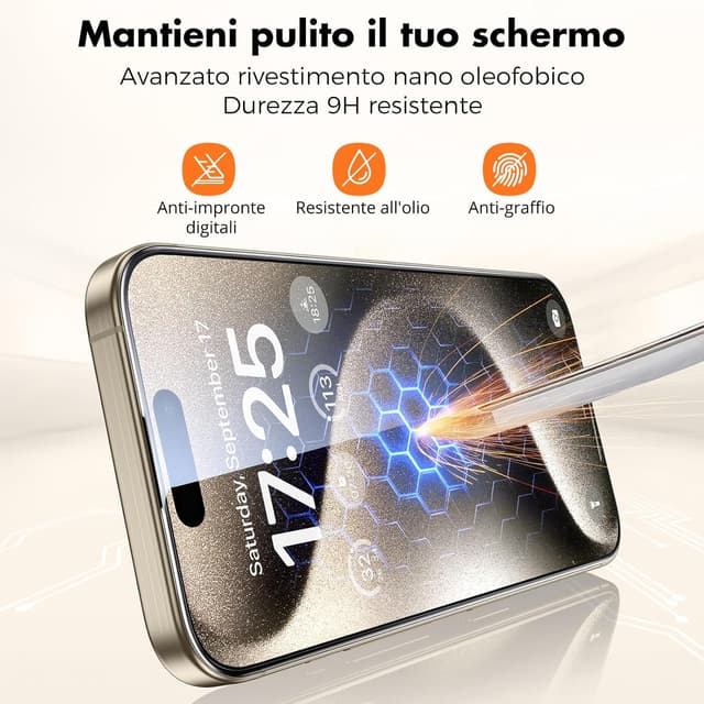 Detalle 2 de UNBREAKcable iPhone 15 Pro pellicola 6,1