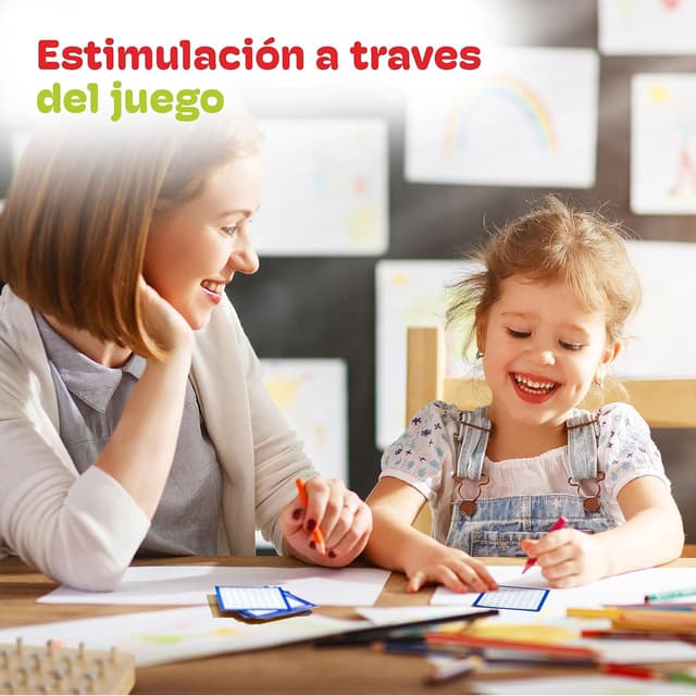 Thumbnail 6 de CUBIDI Geobard de Madera Montessori 34 tarjetas