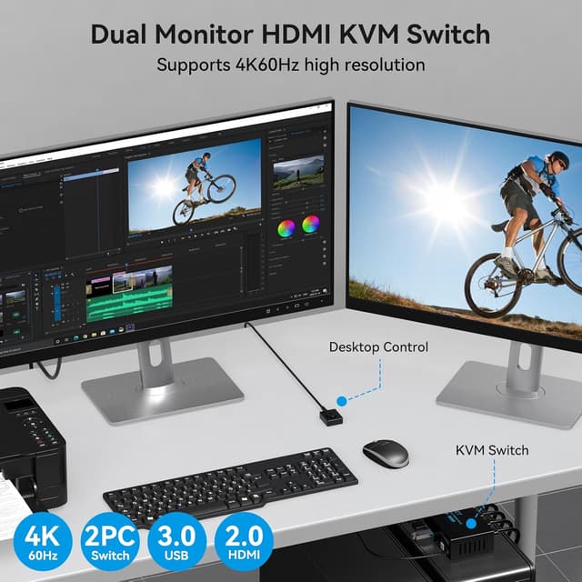 Thumbnail 3 de CMSTEDCD KVM Switch 4K60Hz đ„