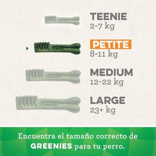 Detalle 2 de Greenies Snack Dental 100% Natural para perros pequeños 6x170 g