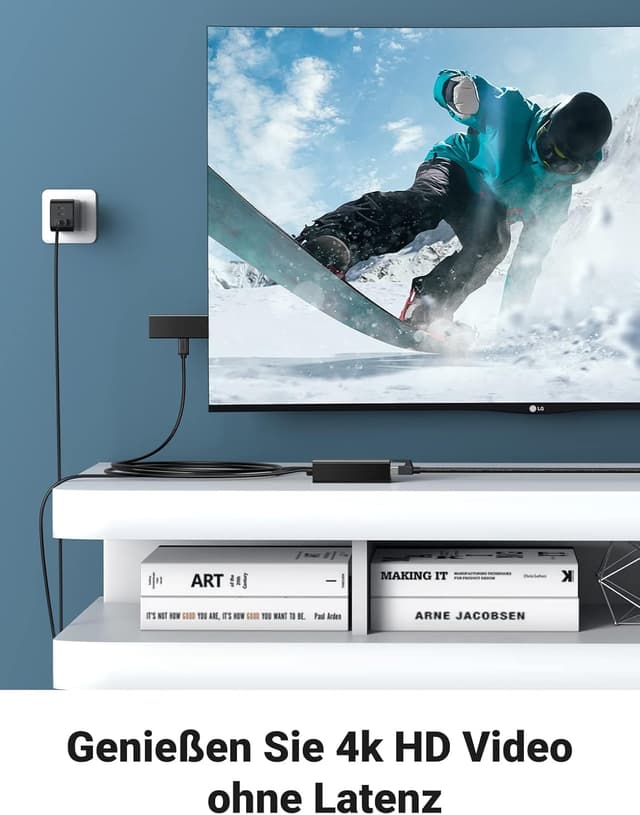 Detalle 2 de UGREEN Ethernet Adapter für Chromecast und TV Stick (Micro USB auf RJ45 LAN, USB 2.0 Stromversorgung)