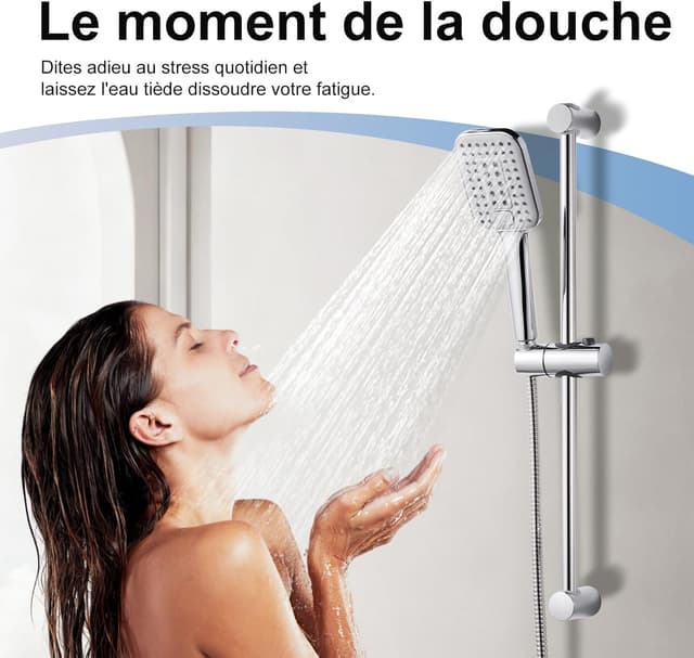 Thumbnail 2 de OFFO Pommeau de Douche 3 modes Chrome