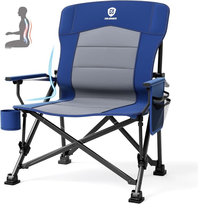 Detalle de EVER ADVANCED Camping Chair XL up to 230KG