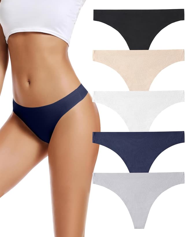 Imagen de voenxe Women's Invisible Panties, 5-Pack en OfertitasTOP