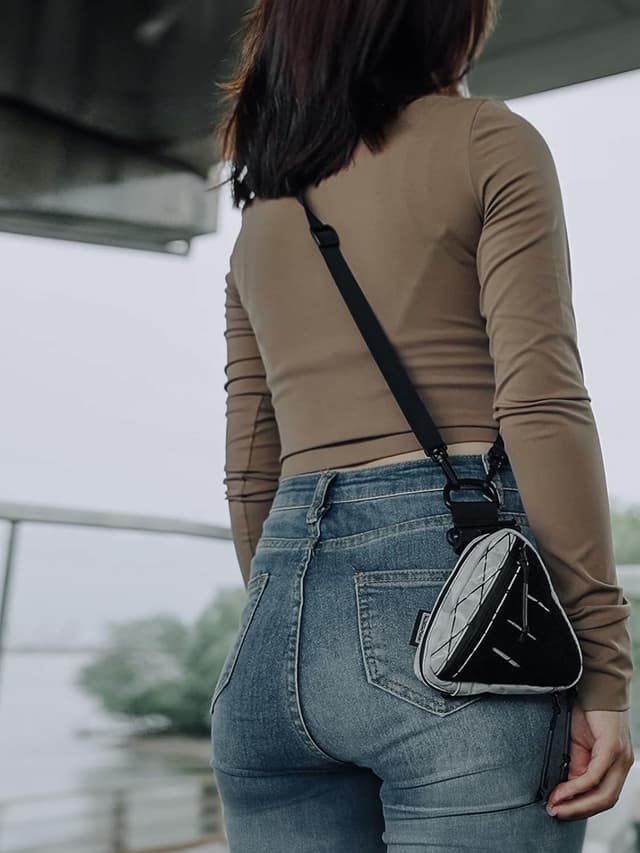 Detalle 2 de TACTICAL_GEEK Storage A8 Mini EDC Tasche – kompakte Organisations- und Utility-Reißverschlusstasche mit Riemen