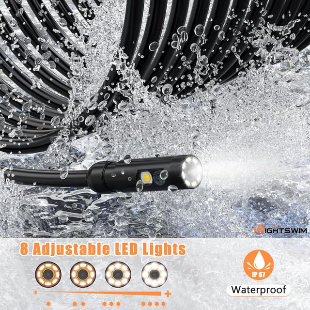 Detalle de Dual Lens Industrial Borescope 4.3 inch