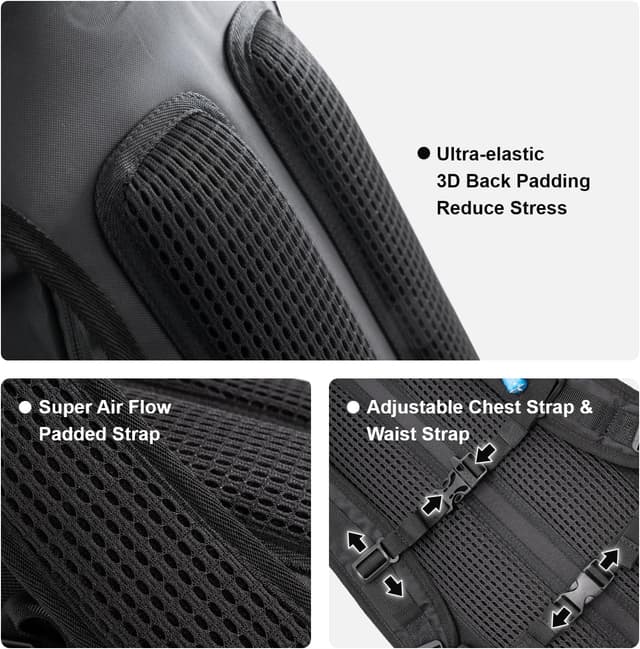 Detalle 2 de Everfun Hydration Backpack 18L with 2L/3L Water Bladder (Insulated Day Hydropack)