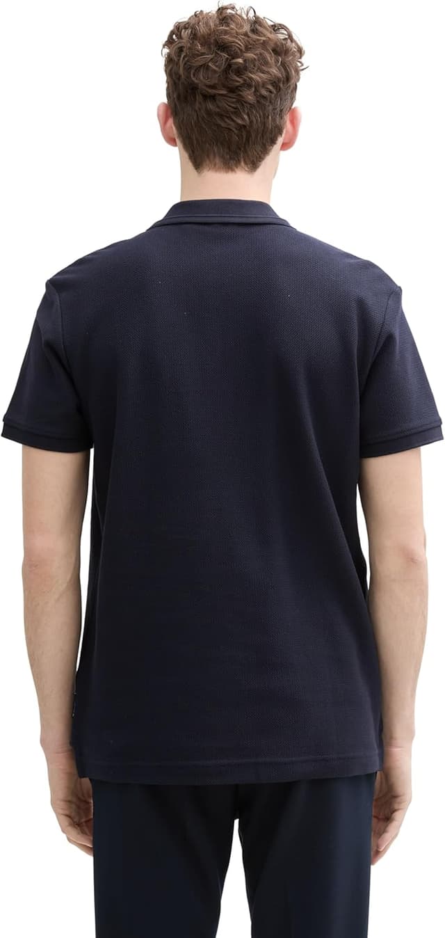 Detalle de Polo uomo TOM TAILOR 1045708 in cotone a tinta unita