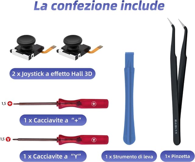 Thumbnail 5 de Tolesum 3D TMR Joystick riparazione per Switch