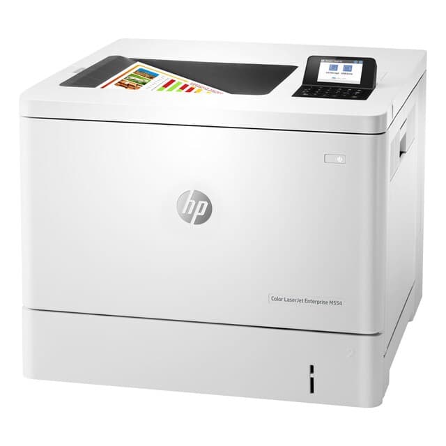 Detalle de HP Color LaserJet Enterprise M554dn impresora láser Ethernet