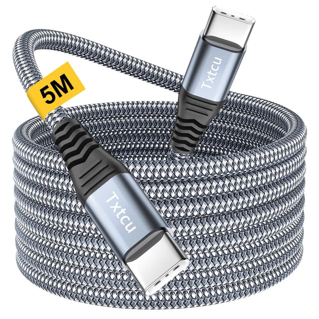 Detalle de Txtcu USB C to USB C Cable 5M 60W