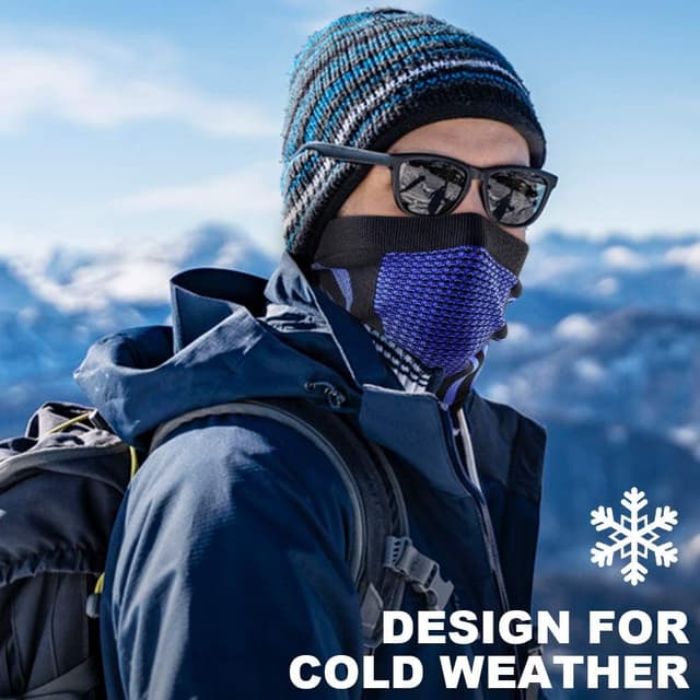 Detalle de WTACTFUL Winter Neck Warmer Gaiter Windproof Mask