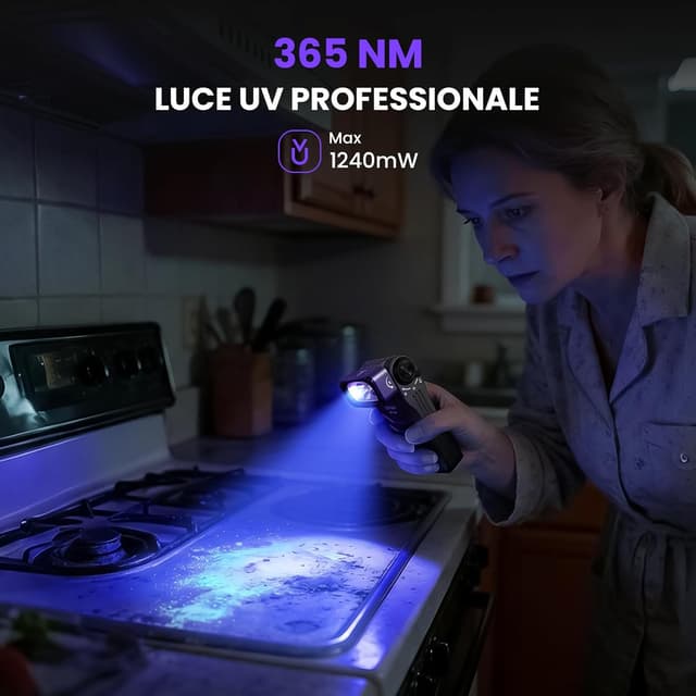 Thumbnail 3 de Sofirn ST2 EDC torcia ricaricabile 3 in 1: bianca 3000 lm + rossa 660 nm + UV 365 nm, USB-C, magnetica e IPX6