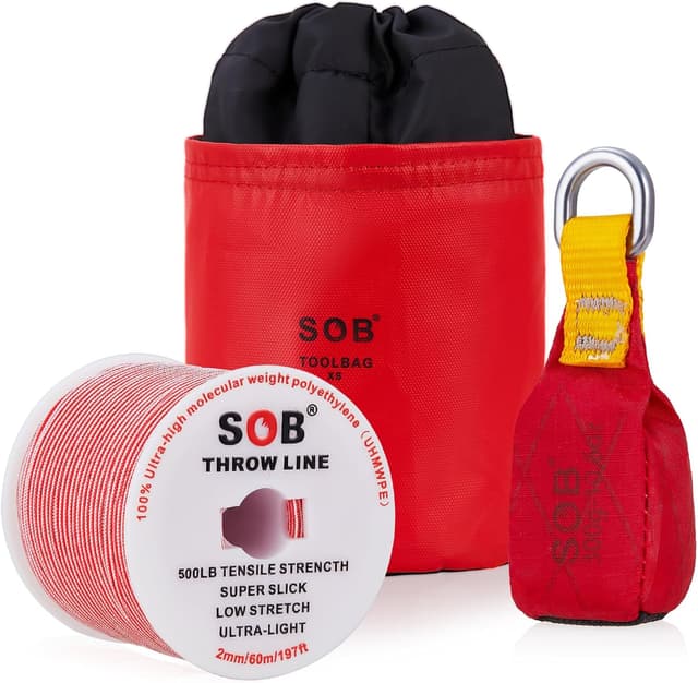 Detalle de SOB Bolsa de Lanzamiento 60 m Cuerda para Escalada
