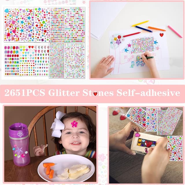 Thumbnail 2 de Generisch 4151 Glitzersteine Selbstklebend