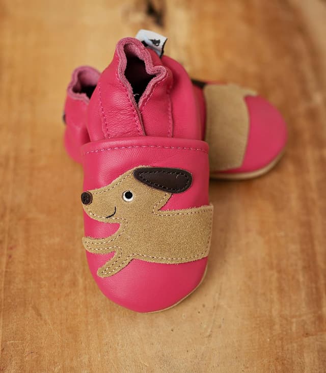 Thumbnail 2 de ENGEL + PIRATEN Krabbelschuhe aus Rindnappaleder – Lauflernschuhe & Babyhausschuhe