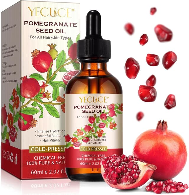 Detalle de Aceite de semilla de granada 100% prensado en frío