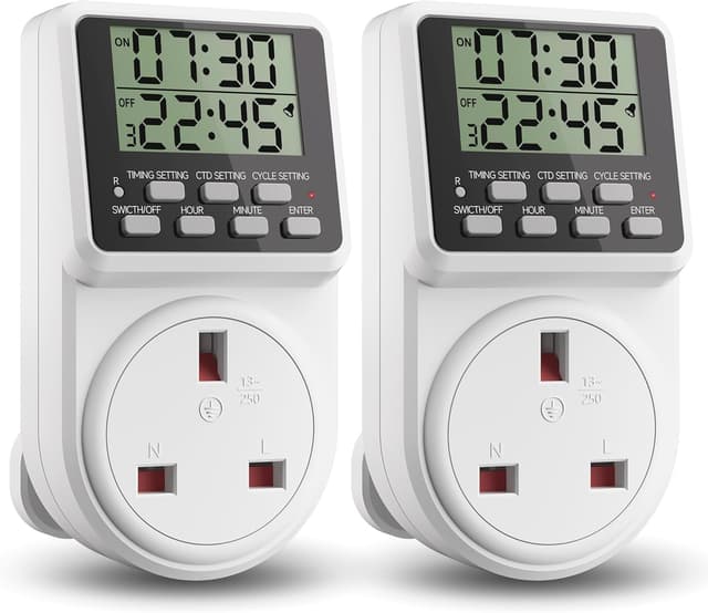 Detalle de ORIDGET 24 Hour Digital Timer Plug 13A
