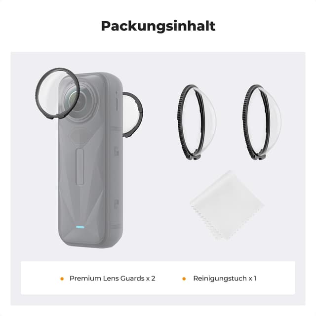 Thumbnail 6 de K&F CONCEPT Objektivschutz Insta360 X5