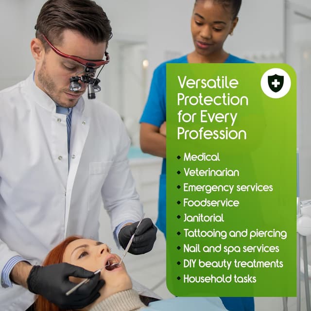 Thumbnail 4 de Inspire Black Nitrile Gloves 6 Mil