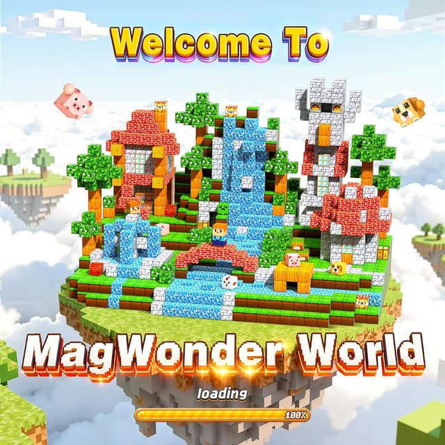 Detalle 2 de COOLJOYA Magnetbausteine 150 Teile Magnetspielzeug 🧩