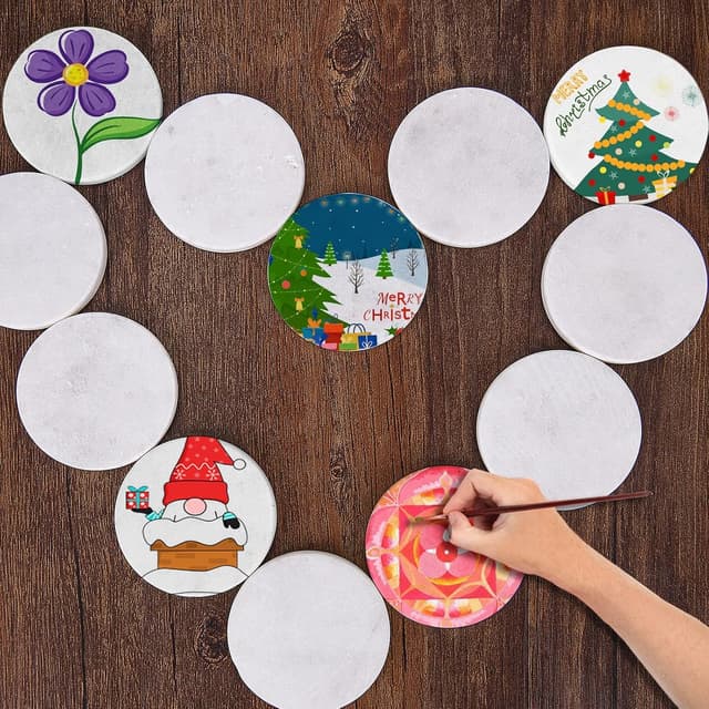 Thumbnail 2 de Hisredsun Flache Steine zum Bemalen 6,3 cm, 22 Stück