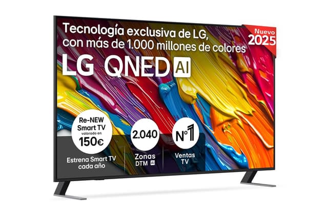 Detalle de LG 65QNED84A6C 65'' 4K AI QNED TV