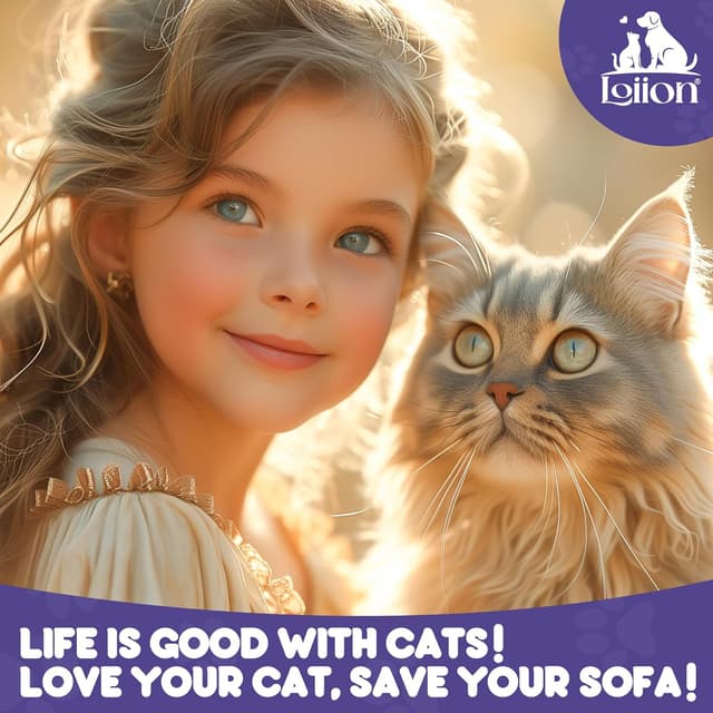 Thumbnail 6 de Loiion copridivano impermeabile antigraffio beige 380x180 cm per gatti e cani