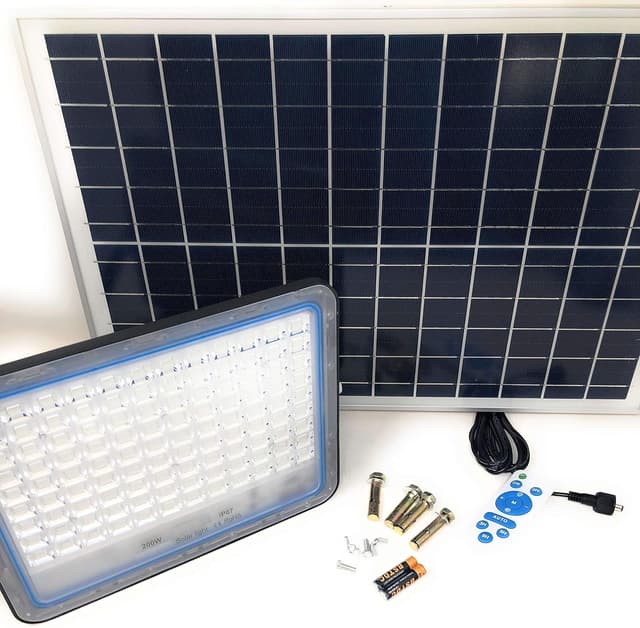 Thumbnail 3 de Faro LED da esterno 200W con pannello solare