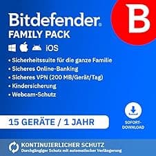 Detalle de Bitdefender Family Pack 2023 15 Geräte 1 Jahr