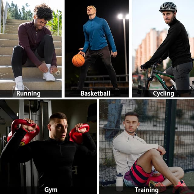 Thumbnail 6 de AMZSPORT Sudaderas Hombre con Cremallera 1/4