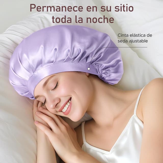 Thumbnail 3 de LitBear Gorro de Seda 22 Momme para Dormir