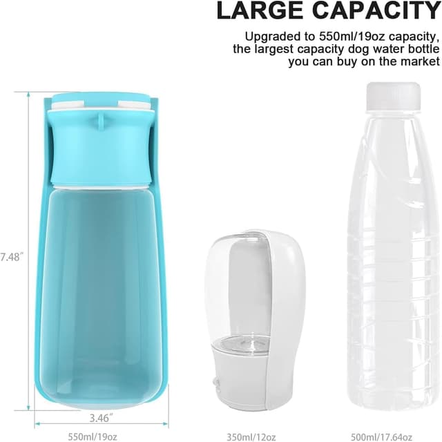 Thumbnail 2 de SOICTA Portable Dog Water Bottle 19 OZ