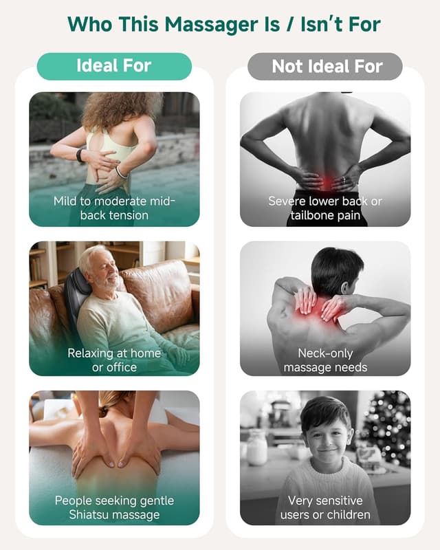 Thumbnail 6 de SNAILAX Shiatsu Asiento Masajeador