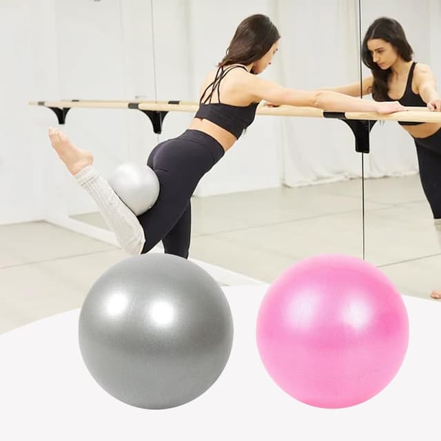 Thumbnail 6 de Yontree 2 Pack Soft Pilates Ball (22–25cm) for Yoga, Pilates & Core Workouts